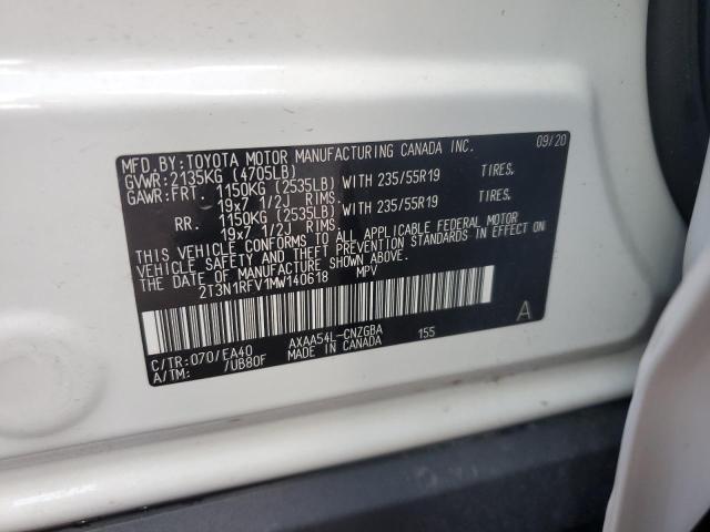 2021 TOYOTA RAV4 LIMIT - 2T3N1RFV1MW140618