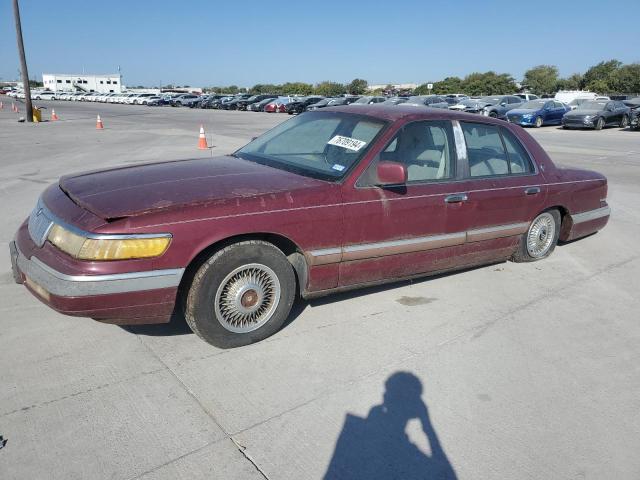 MERCURY GRAND MARQ 1992 red  gas 2MECM74W3NX700210 photo #1