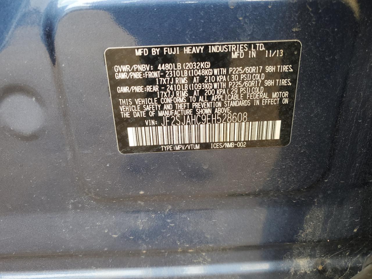 SUBARU FORESTER 2.5I LIMITED