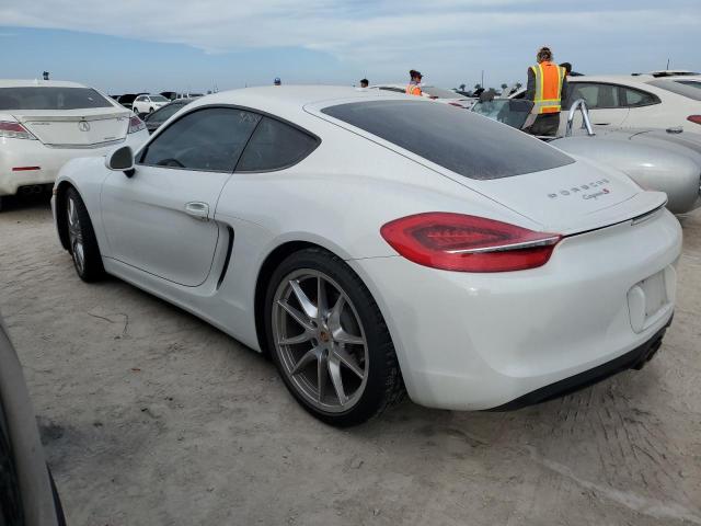 PORSCHE CAYMAN S 2014 white  gas WP0AB2A84EK191321 photo #3