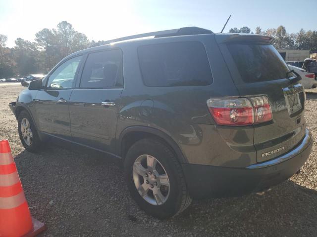 GMC ACADIA SLE 2011 green  gas 1GKKRPED6BJ364752 photo #3