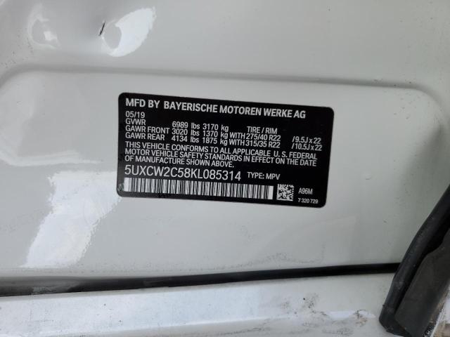 VIN 5UXCW2C58KL085314 2019 BMW X7 no.13