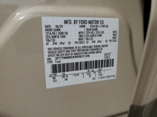 2024 FORD MAVERICK L 3FTTW8M3XRRB31108
