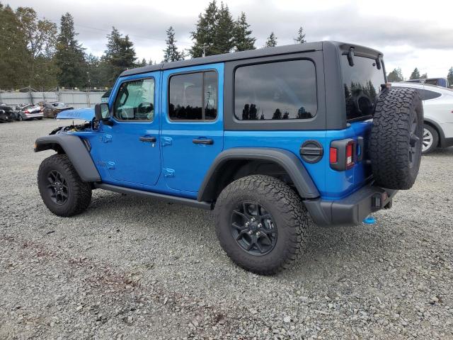 JEEP WRANGLER 4 2024 blue  hybrid engine 1C4RJXN60RW227466 photo #3