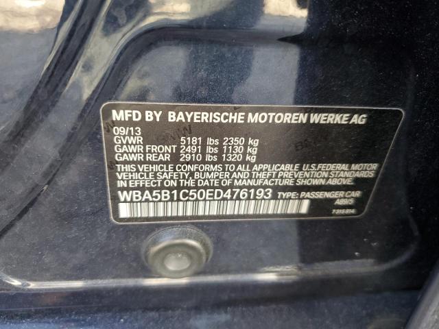 VIN WBA5B1C50ED476193 2014 BMW 5 Series, 535 I no.12