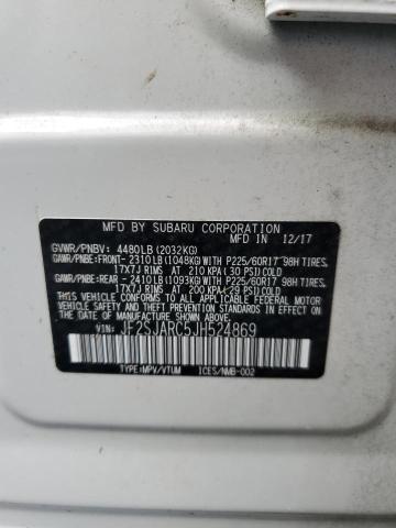 2018 SUBARU FORESTER 2 - JF2SJARC5JH524869