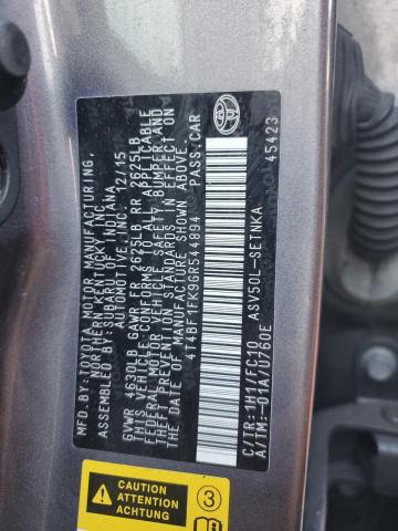 VIN 4T4BF1FK9GR544894 2016 Toyota Camry, LE no.13