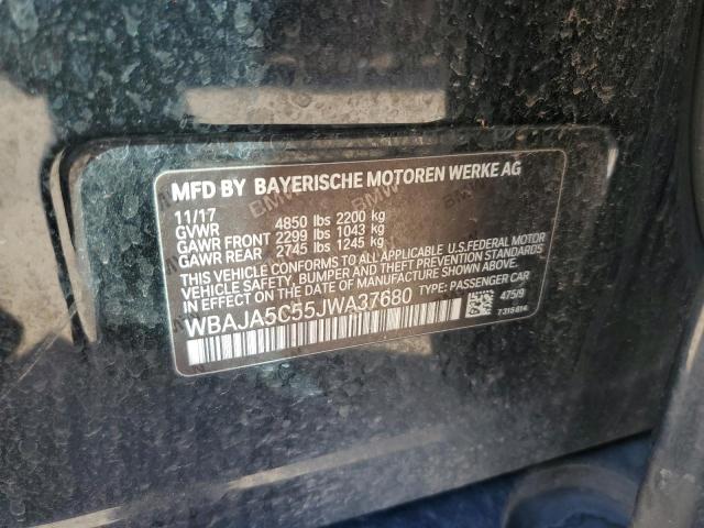 2018 BMW 530 I - WBAJA5C55JWA37680