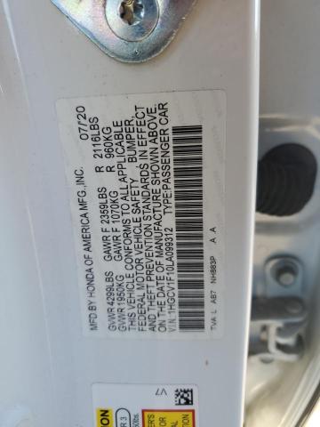 2020 HONDA ACCORD LX - 1HGCV1F10LA099312