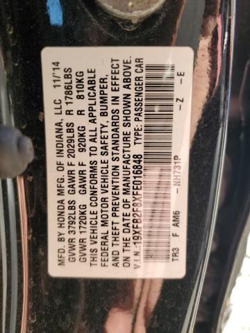 2015 HONDA CIVIC EX - 19XFB2F8XFE016848