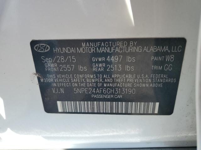 2016 HYUNDAI SONATA SE - 5NPE24AF6GH313190