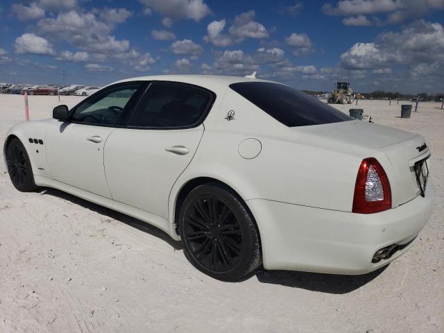 MASERATI QUATTROPOR 2011 white sedan 4d gas ZAM39FKA2B0054362 photo #3