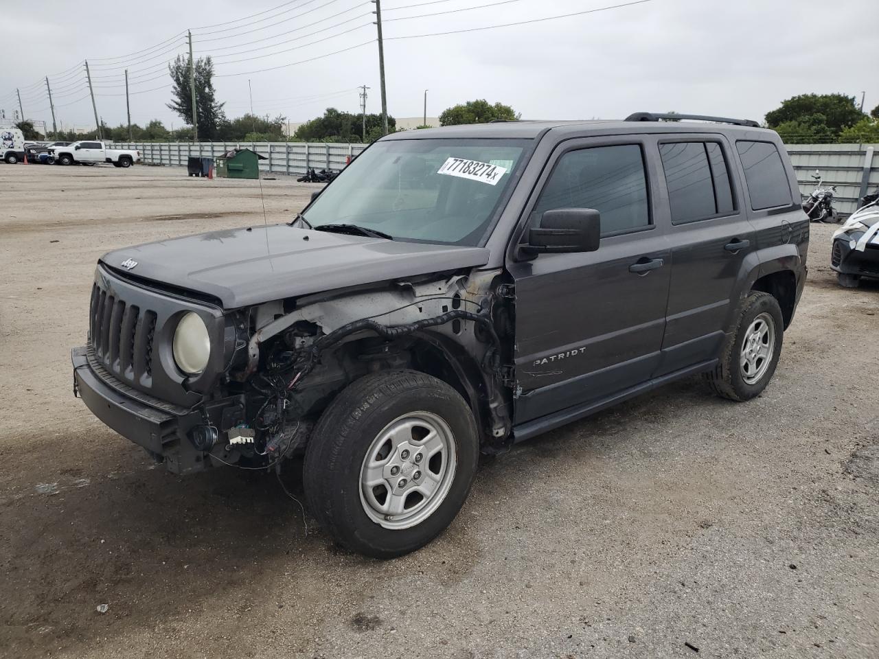 JEEP PATRIOT SP 2016 gray  gas 1C4NJPBB6GD678670 photo #1