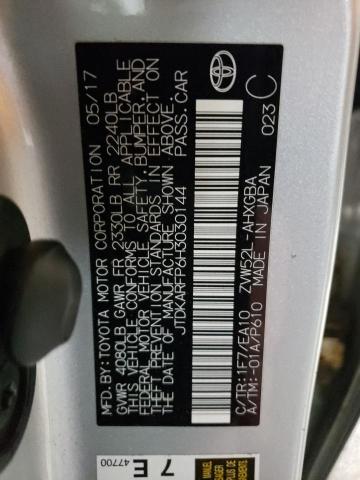 2017 TOYOTA PRIUS PRIM - JTDKARFP6H3030144