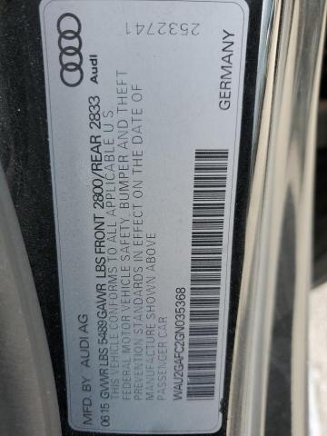 2016 AUDI A7 PRESTIG WAU2GAFC2GN035368