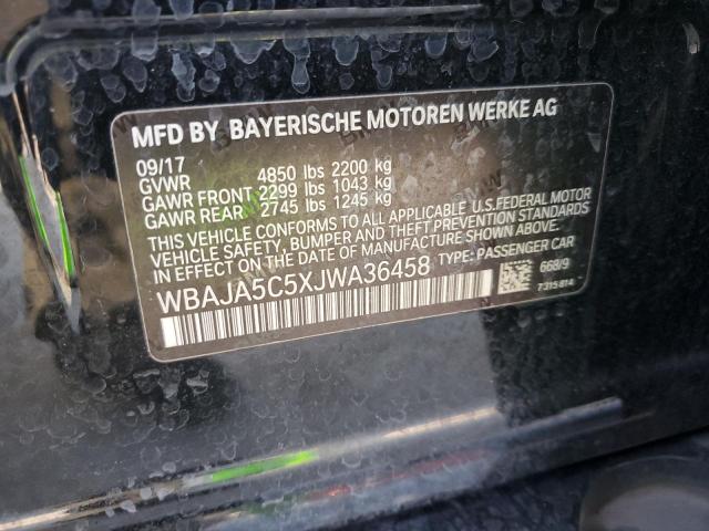 2018 BMW 530 I - WBAJA5C5XJWA36458