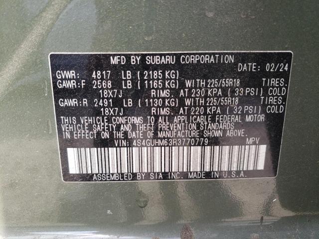 2024 SUBARU CROSSTREK - 4S4GUHM63R3770779