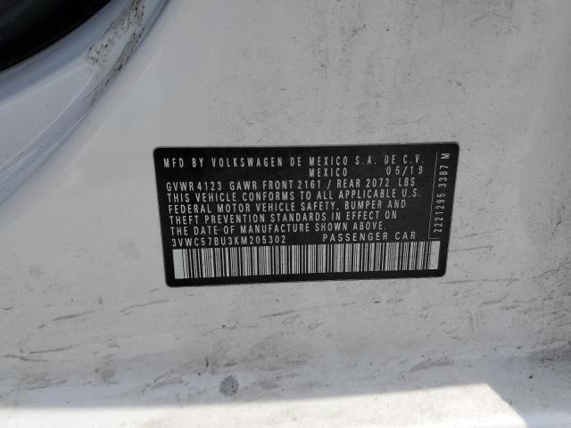 2019 VOLKSWAGEN JETTA S - 3VWC57BU3KM205302