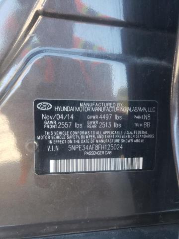 2015 HYUNDAI SONATA SPO - 5NPE34AF8FH125024