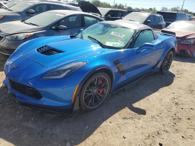 CHEVROLET CORVETTE Z 2016 blue  gas 1G1YU3D65G5600476 photo #1