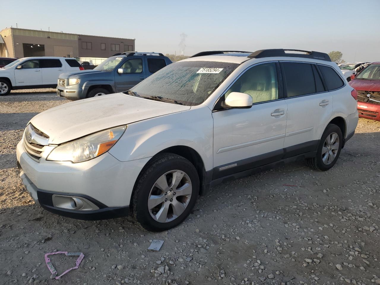 SUBARU OUTBACK 2. 2011 white  gas 4S4BRBKC8B3415467 photo #1