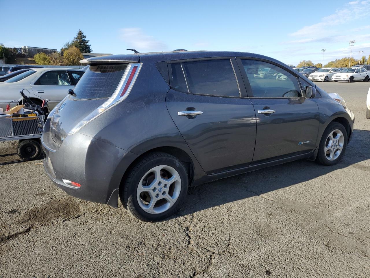 Lot #2943091393 2013 NISSAN LEAF