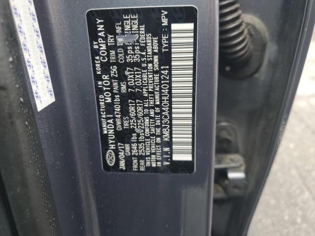 2017 HYUNDAI TUCSON LIM - KM8J3CA40HU401241