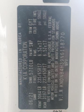 2022 KIA CARNIVAL L - KNDNB4H39N6118770