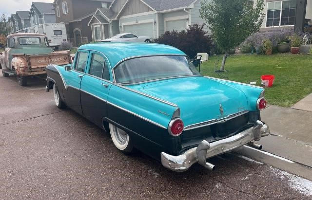 FORD FAIRLANE 1955 blue   U5DT232035 photo #4