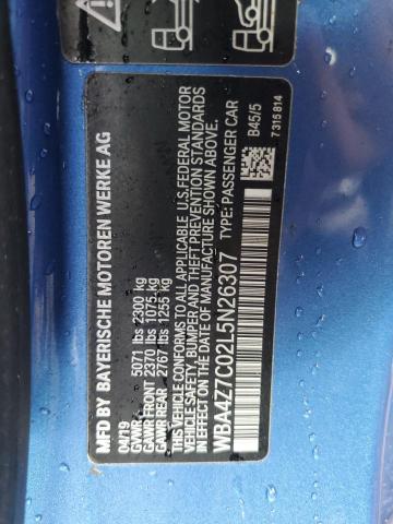 2020 BMW 440XI WBA4Z7C02L5N26307