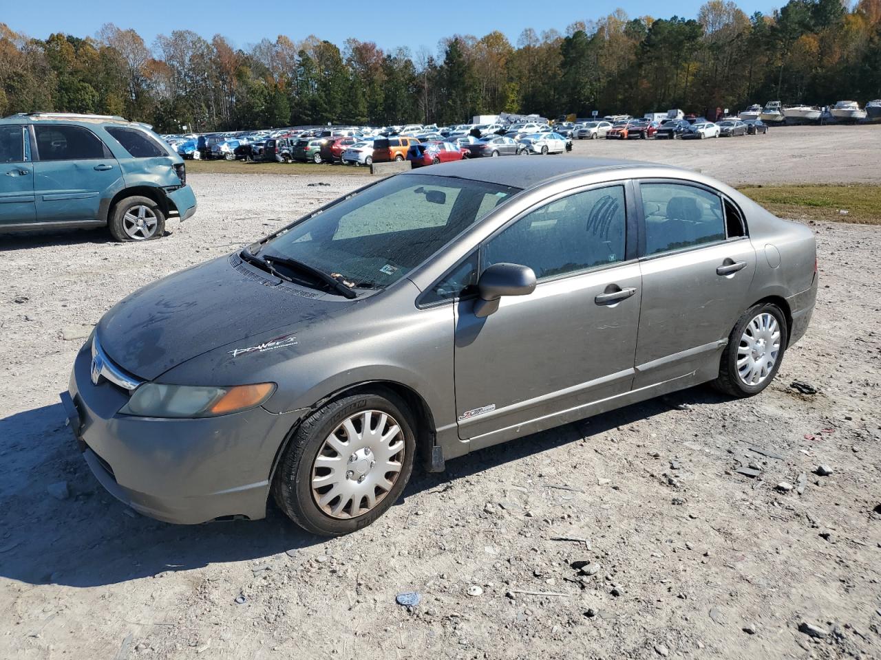 Lot #2931466298 2007 HONDA CIVIC LX