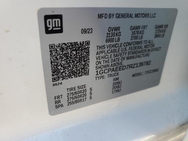 2024 CHEVROLET SILVERADO - 1GCPAEED7RZ139782
