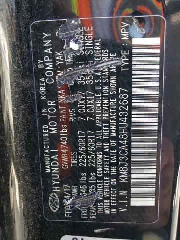 2017 HYUNDAI TUCSON LIM - KM8J3CA48HU432687