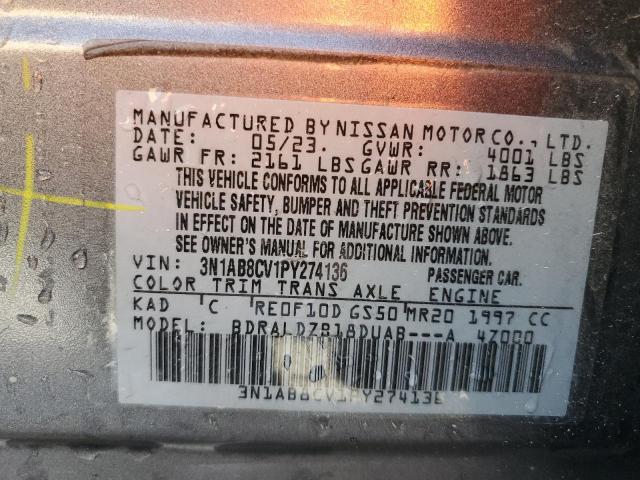 2023 NISSAN SENTRA SV - 3N1AB8CV1PY274136