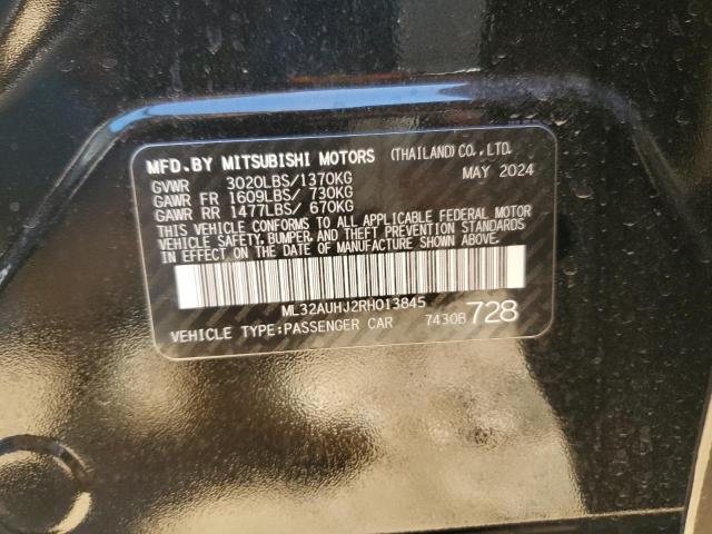 2024 MITSUBISHI MIRAGE ES - ML32AUHJ2RH013845