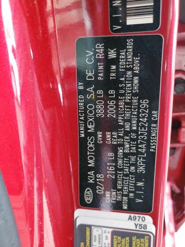 2018 KIA FORTE LX - 3KPFL4A73JE243296