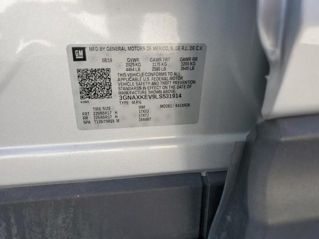 2020 CHEVROLET EQUINOX LT - 3GNAXKEV9LS531914