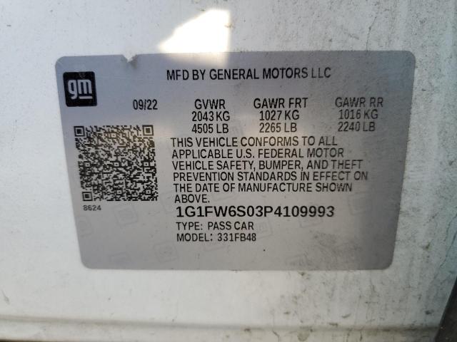 2023 CHEVROLET BOLT EV 1L - 1G1FW6S03P4109993
