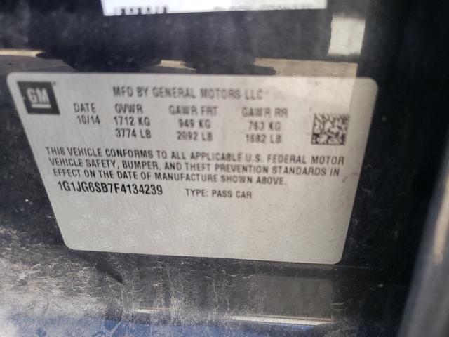 2015 CHEVROLET SONIC RS - 1G1JG6SB7F4134239