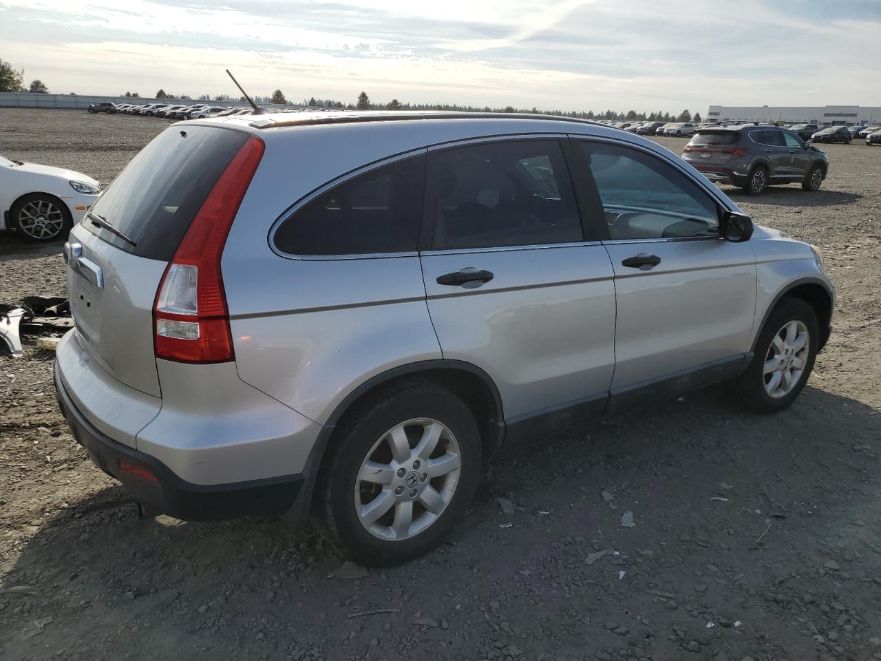 HONDA CR-V EX 2009 silver  gas 5J6RE48599L042012 photo #4