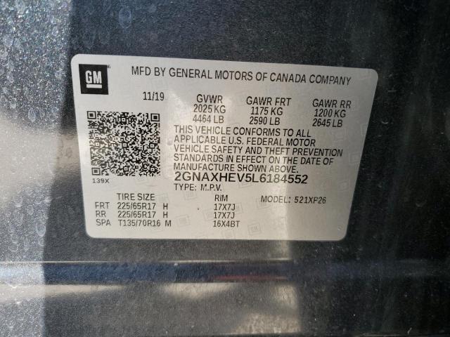 2020 CHEVROLET EQUINOX LS - 2GNAXHEV5L6184552
