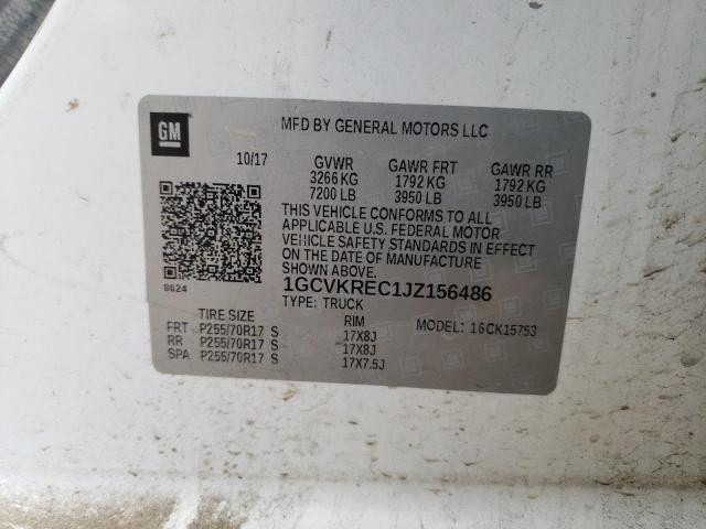 2018 CHEVROLET 1500 - 1GCVKREC1JZ156486
