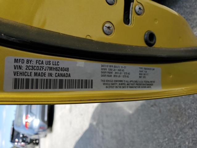 2021 DODGE CHALLENGER - 2C3CDZFJ7MH624048