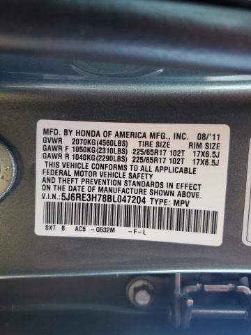5J6RE3H78BL047204 2011 HONDA CRV
