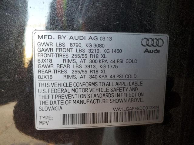 VIN WA1LGAFE8DD012844 2013 Audi Q7, Premium Plus no.12