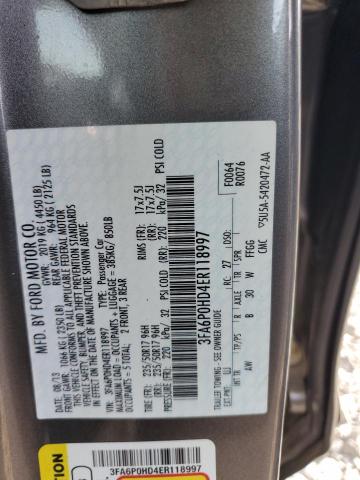 VIN 3FA6P0HD4ER118997 2014 Ford Fusion, SE no.12