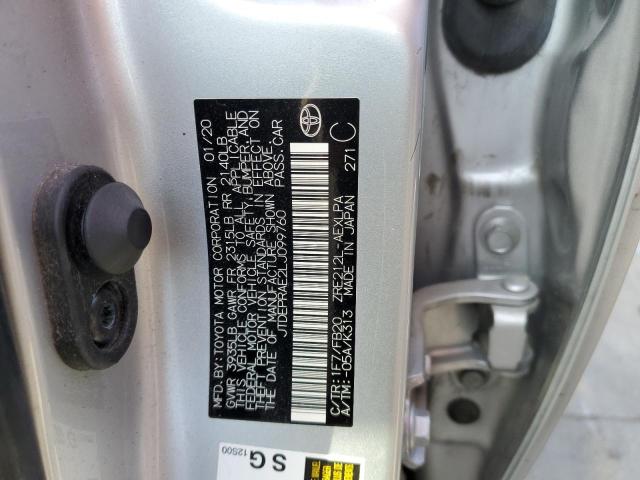 2020 TOYOTA COROLLA LE - JTDEPRAE2LJ099760