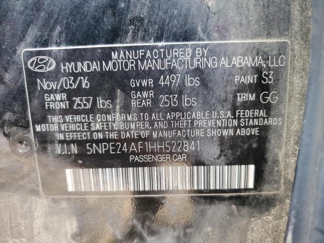 2017 HYUNDAI SONATA SE - 5NPE24AF1HH522841
