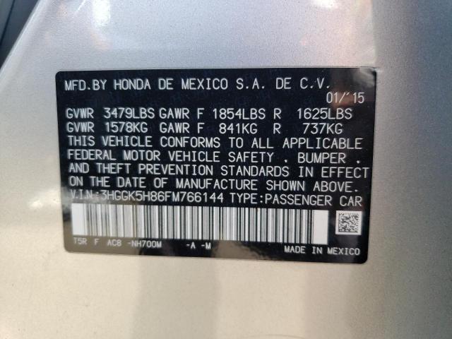 2015 HONDA FIT EX - 3HGGK5H86FM766144