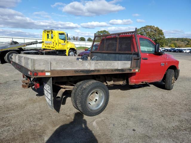 DODGE RAM 3500 2011 red pickup diesel 3D73Y4EL2BG621650 photo #4